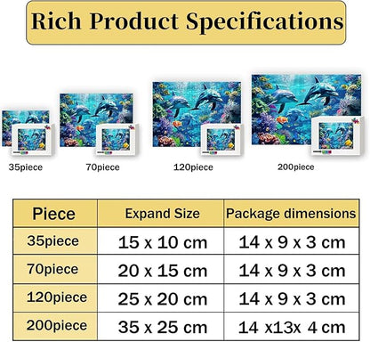 1000-Piece Adult Puzzle - Best Brain Exercise & Relaxing Game, Beautiful Starry Sky and Waterfalls for Friends & Puzzle Lovers