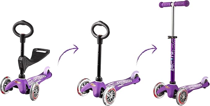 Micro Kickboard - Mini 3in1 Deluxe 3-Stage Ride-on Scooter Toddler Toys for Ages 12 Months to 5 Years