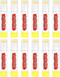 PATIKIL Tempera Paint Sticks, 12 Pcs Solid Tempera Paints Sticks Washable Bulk Markers Pen Quick Drying for Artists Beginners Art Supplies, Lemon Yellow