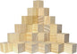 50 PCS 1.5 Inch Smoothed Wooden Cubes,Unfinished Wood Blocks for Crafts,Wood Square Blocks for Crafts,Shower Blocks to Decorate.