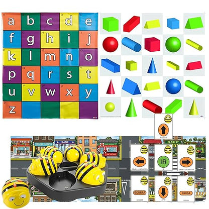 See & Say Bee-Bot Robotics Group Set with 3 Floor Acivity Mats & A5 SequenceCards