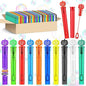 400PCS Halloween Party Favor, Halloween Bubble Wands for Kids, Halloween Trick or Treat Toys, Goodies Bag Fillers, Pinata Fillers, Mini Bubble Wands for Party Supplies