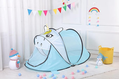 Kids Play Tents – Collapsible Tent for Boys Girls Gift - Large Foldable Playhouse Indoor/Outdoor Fun - Pop up Tent Toys for Age 1 and up Child Birthdays Presents (Unicorn)