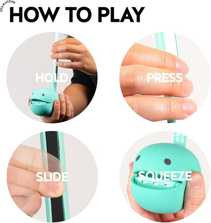 Otamatone Japanese Electronic Musical Instrument Portable Music Synthesizer from Japan by Maywa Denki Studio Award Winning, Educational Fun Gift for Children, Teens & Adults - Mint