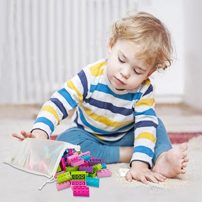 Building Bricks 121 Pieces 2x4 Multi-Color Building Block,Compatible with Classic Building Block,Creative Building Block Toys for Kids(Pink,Blue,Purple,Green,Rose red)