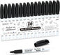 Shuttle Art Dry Erase Markers, 16 Pack Black Whiteboard Markers,Fine Tip Dry Erase Markers for Kids,Perfect for Writing on Whiteboards, Dry-Erase Boards,Mirrors,Calender,School Office Supplies