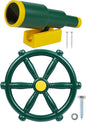 RedSwing Playground Accessories for Kids, Play Set Attachments with Pirate Ship Wheel and Telescope for Outdoor Backyard, Swing Set Replacement for Treehouse, Easy to Set Up