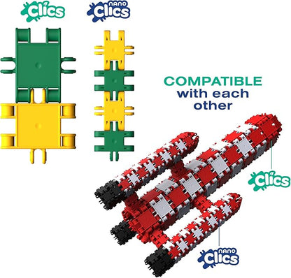 Nano Clics Transport 250, Construction Toys for Children Ages 8 and up, Creative Educational Toys in a 250 Piece Set, Building Blocks for Girls and Boys, Durable Toys