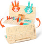 Montessori Learning Toys for Toddlers, Double-Sided Preschool Educational Math Manipulatives Number Counting Blocks, Finger Counting Math Toys for Kids 3-5 Year Old Boys Girls Gift