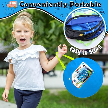 Pop up Play Tent for Kids Aged 1-3 Years Old Boys and Girls : Police Car Playhouse Toy Play Tents for Toddlers 3-5 Kids Tent Indoor Outdoor Playhouse Toys for 1 + Year Old, Police Car