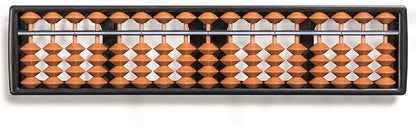 Yellow Mountain Imports Digit Standard Abacus 10.5 Inches - Professional 17 Column Soroban Calculator (Functional and Educational Learning Tool)