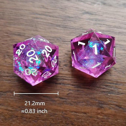 Roll of Fate D20 Dice Set – All Natural 20 or All Natural 1 – Designed for D&D Players Seeking Epic Victories or Failures