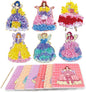 BLXIN Poke-Art Princess Craft Kit, Girls DIY Paper Art Set with Castle, Creative Educational Activity,Crafts Gifts for Girls Ages 3-8, DIY Activity