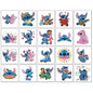 20 Sheets Stitch Temporary Tattoos Birthday Themed Party Supplies Decoration Favors Cartoon Cute Sticker for Kids Boys Home Activity Class Prizes Carnival Christmas Rewards