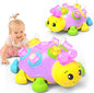 Musical Ladybug Baby Toys 6-12 Months, Infant Early Educational Learning Montessori Toy for 1+ Year Old Girl, First Birthday Gift Toys for 7 8 9 10 11 Months Newborn Girls (Purple)