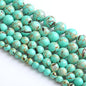 10MM 38PCS Peacock Blue Shell Turquoise Spacer Loose Beads for Jewelry Making DIY Bracelet Necklace