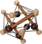 Manhattan Toy Artful Skwish Wooden Baby Rattle and Motor Skill Activity Toy for Infants and Toddlers