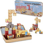 35PCS Magnetic Blocks for Kids - STEM Learning Creative Construction Sets Building Cubes with Portable Iron Storage Box, Educational Travel Games, Road Trip Sensory Toys Magnetic Tiles (Construction)