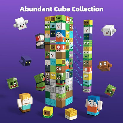 GobiDex Magnetic Blocks Kids Toys for Boys Girls 3+, Build MagWonder World with Zomblock Magnets Cubes, Upgraded STEM Game-Based Building Sensory Gift for Birthday