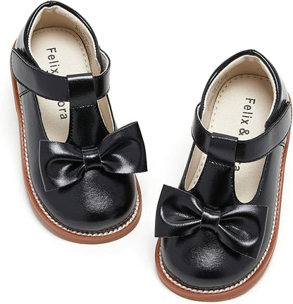 Felix & Flora Toddler Little Girl Mary Jane Dress Shoes - Ballet Flats for Girl Party School Shoes