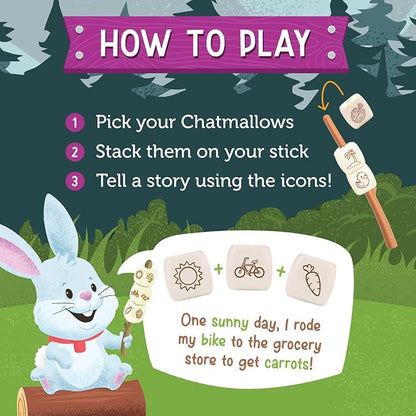 Educational Insights Campfire Chatmallows™ – Creative Story Cubes & Social Skills Activities, Conversation Starter Games, Interactive Storytelling and Sequencing Set for Imaginative Kids Ages 4+