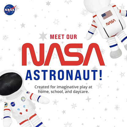 Playtime by Eimmie Soft Baby Doll - Plush Rag Dolls for 2 Year Old Girls Boys Toddler & Infants - Plush Doll - Astronaut Plush Washable Doll - Astronaut Toys 14" (NASA Astronaut 14") - Astronaut Doll