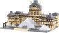 Architecture Louvre Micro Building Blocks Set, 3377 PCS World Famous Architectural Model Educational Toys Building Bricks