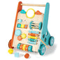 Wooden Baby Walker, Montessori Walker for Babies 6-12 Months, Push Walking Toys for 1 Year Old Learning to Walk