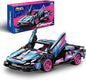 1:18 Technic Super Sports Cars Model Sets - 586 PCS Cyberpunk MOC Building Block Car Raceing Engineering Toys - Gift Idea for Adults Boys Girls for Play and Display Collection