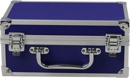 Ursae Minoris Elite Blue Aluminum Box with Handle for 30 Certified or Certified-Style Coin Holders NGC, PCGS, ANACS, Elite, Lighthouse, BCW