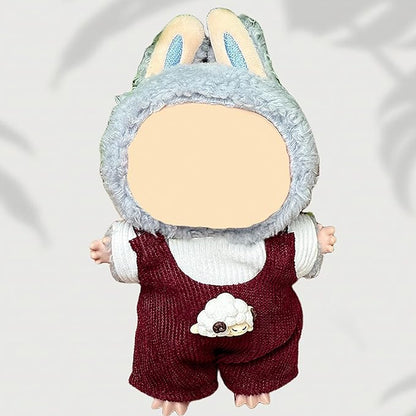 4 Pack—17cm Doll Clothes,Premium Doll Outfit with Accessories,Doll Princess Skirt,Cute Clothes Outfit for 17cm Dolls,End Dolls Fashion Clothing Set(No Dolls and Shoes) (Set 4)
