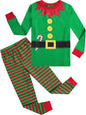 A&J DESIGN Pure Cotton Printed Pjs for 2-14 Years Kids, 2-Piece Long-Sleeved Pajamas Set