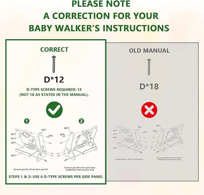 Wooden Baby Walker, Push Walker for Baby Girl 6-12 Months, Montessori Walker Push Toy for Toddlers Learning to Walk
