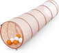 Play Tunnel for Toddlers, 69" x 18" Kids Crawl Tunnel Toy with Breathable Mesh, Pop Up Baby Tunnel Indoor Outdoor for Boys Girls & Pets, Foldable Gift for Birthday Christmas