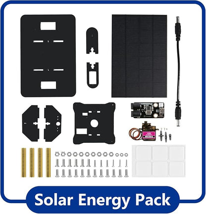 ACEBOTT Smart Car kit Functions STEM Coding for Ages 16+ Solar Energy Expansion Pack(Without Car)-QD008