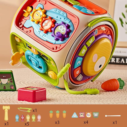 Toys for 1 Year Old Boy Girl, Montessori Busy Board Sensory Activities Educational Toys for 12-18 Months Toddler, 1 Year Old Boy Gifts