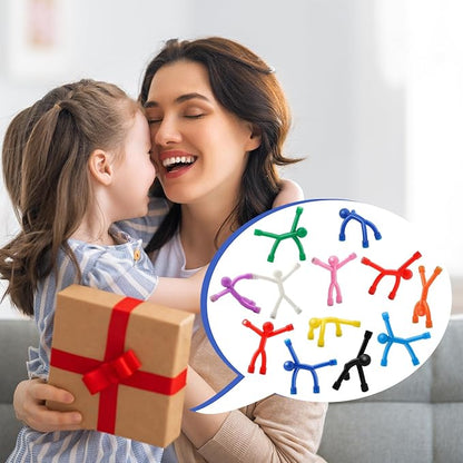 12Pcs Magnetic-People-Magnet-Men, Magnetic Travel Toys for Kids, Creative, Portable and Educational, Funny Magnets for Kids, Small Toys for Classroom Prizes, Easter Egg Stuffers, Office