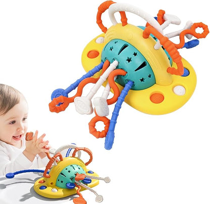Baby Toys Silicone Suction Cup Toy for High Chair Toddler Sensory Toys for 6-12 Months Baby Montessori Toy for 1 Year