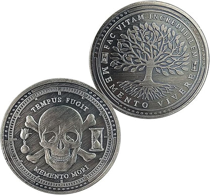 AtSKnSK Memento Mori Memento Vivere Coin