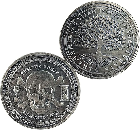 AtSKnSK Memento Mori Memento Vivere Coin