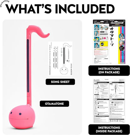 Otamatone Classic [English Edition] Hot Pink Japanese Electronic Musical Instrument Portable Synthesizer from Japan Maywa Denki for Children and Adults Gift