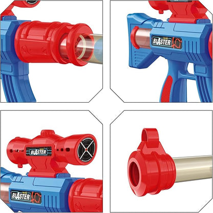 YEEBAY Shooting Game Toy for Age 6, 7, 8,9,10+ Years Old Kids, Boys - 2pk Air Guns & Shooting Target & 24 Foam Balls - Ideal Gift - Compatible with Toy Guns