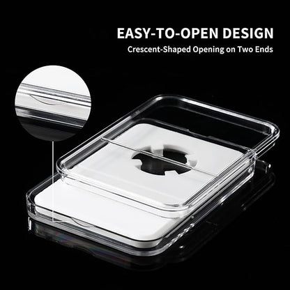 10-Pack Silver Dollar Coin Holder, 18mm Collection Coin Holder, Clear Acrylic Coin Slab Protectors and Display Case for Morgan, Peace, IKE Silver Coin, Four-Point Fixation Coin Capsules