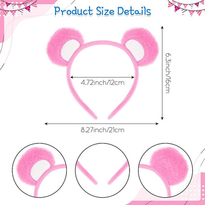 Halloween Bear Costume Accessories Bear Ear Headband and Tutu Skirt Set for Halloween Cosplay Party Dress Up