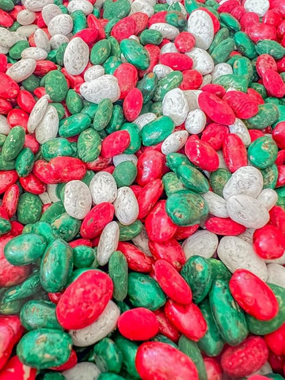 Colorful Sensory Bin Filler Themed and Seasonal Beans (Christmas, 4 Cups)