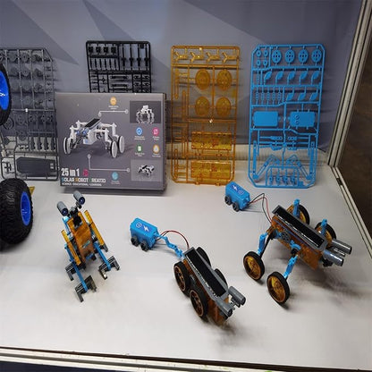 STEM 25-in-1 Education Solar Power STEM Toys for Boys Age 8-12, Science Kits Robots Toys for Ages 8-13, Building Toys Robotics Experiment Set Birthday Gifts for Kids 8 9 10 11 12 13 Years Old