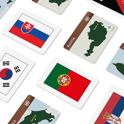Collection of Country Flags Flash Cards + Flags of U.S. States Flash Cards