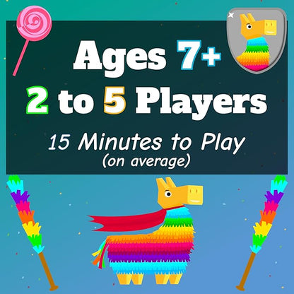 3, 2, 1 Piñata! - A Card Game of Candy Chaos with Take-That Gameplay | Fast-Paced & Easy to Learn | Fun Family Game Night Card Game for Families and Kids