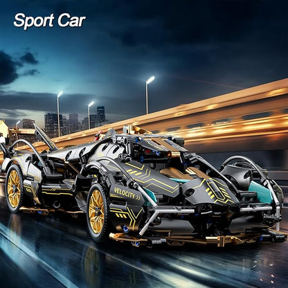Sport Car Building Block Sets for Adults,Race Car Collectible 1:14 Model Scale Engineering Toy Birthday Gifts for Men Teens Boys Car Fans 8+ 8-12 12-16 13 14 14+