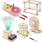 STEM Toys Wooden Building Kit for Kids Ages 8-12, Physics Wood Craft Set, DIY Science Building Projects for 6-8 with Hands-on Learning Activities - Educational Science Craft Model Kit